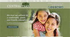 Desktop Screenshot of centralparkdental.com